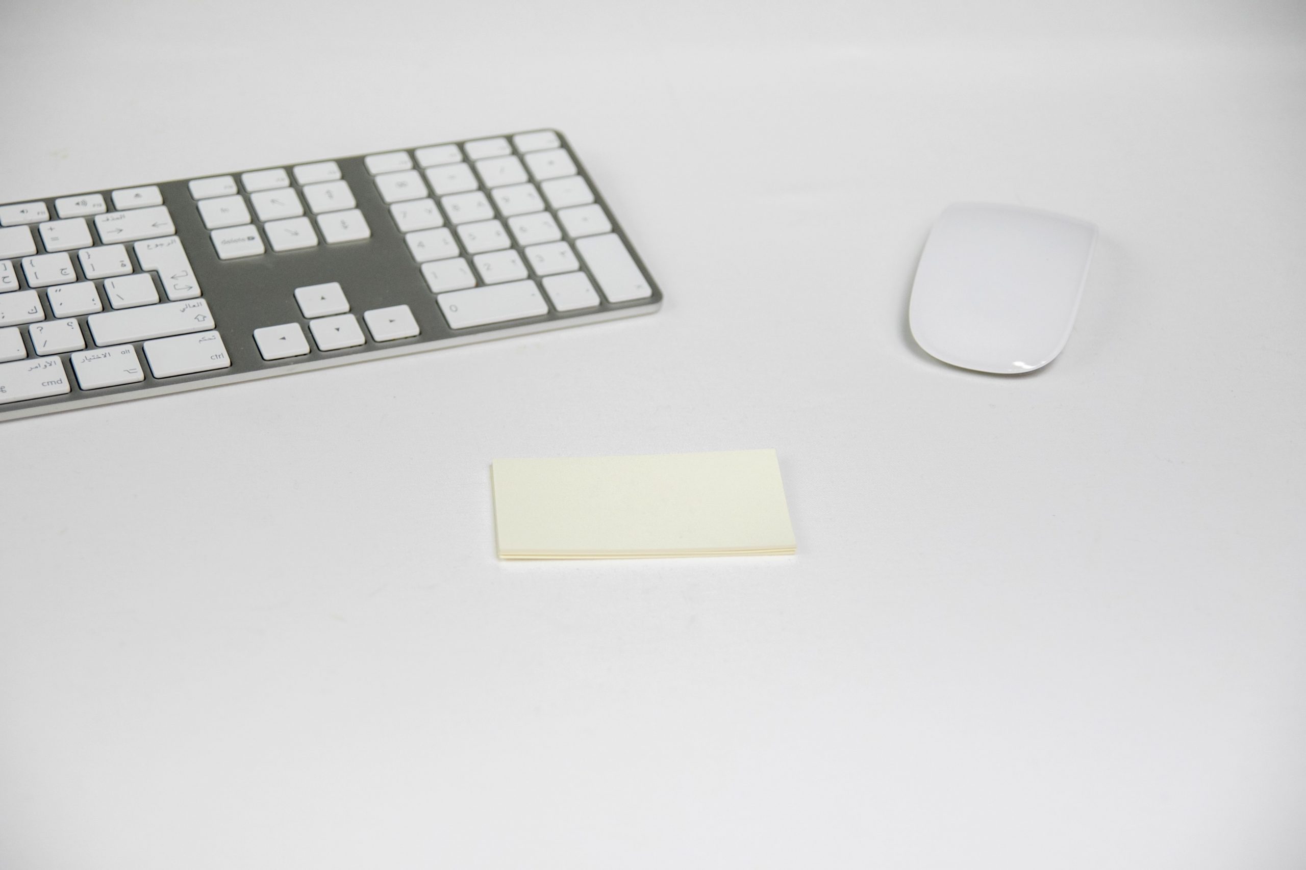 Apple magic mouse and keyboard